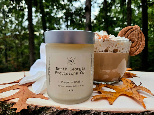 NG Provisions Co pumpkin spice dead sea salt jojoba oil body scrub